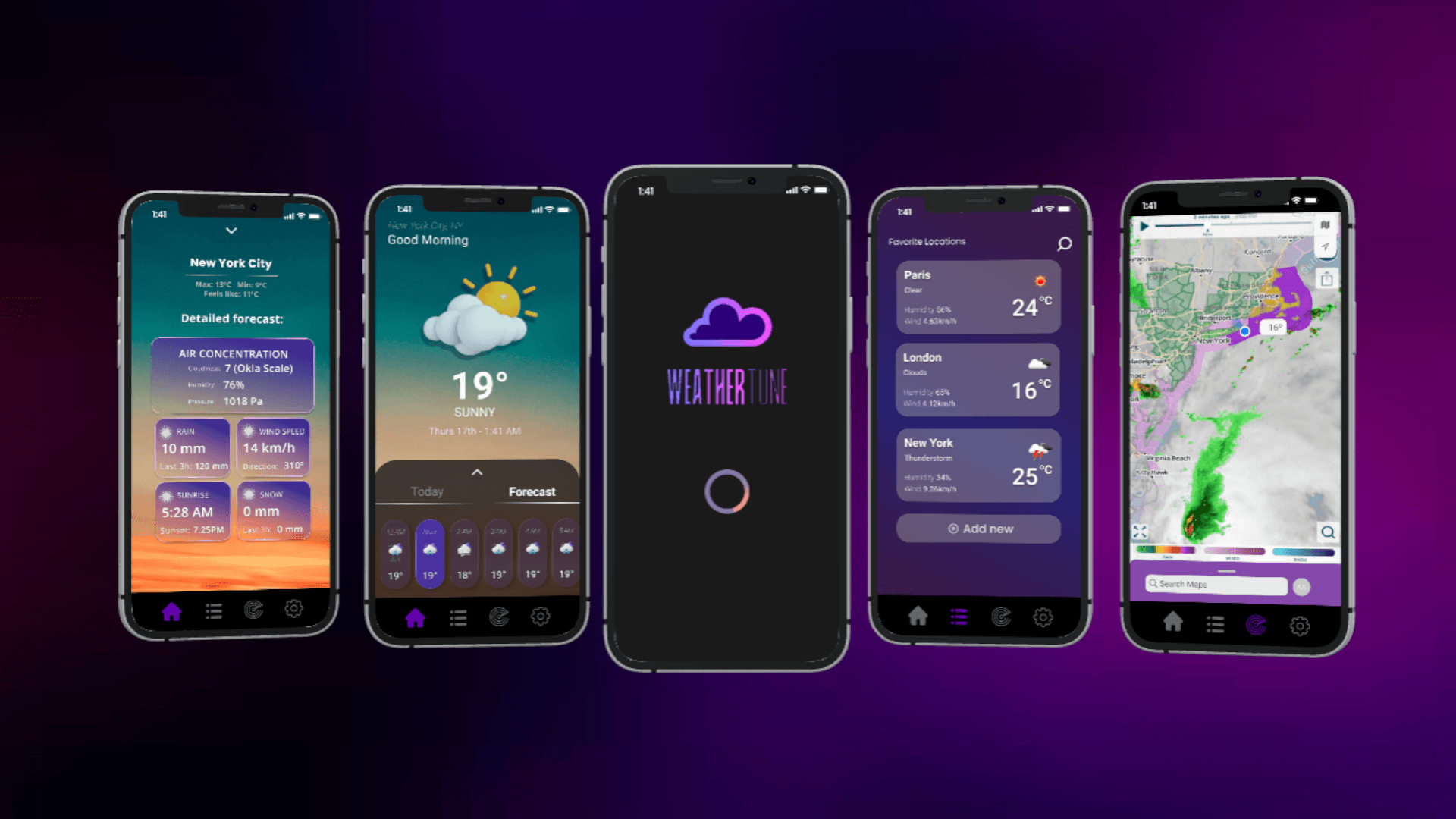 WeatherTune - Weather App gallery image 2